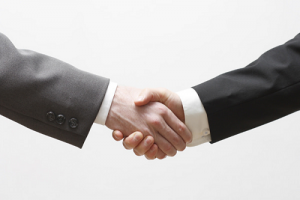 referral partners business handshake
