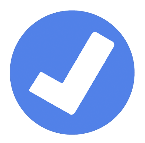 blue verification badge text