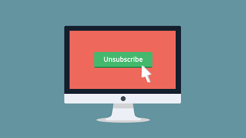 unsubscribe, email